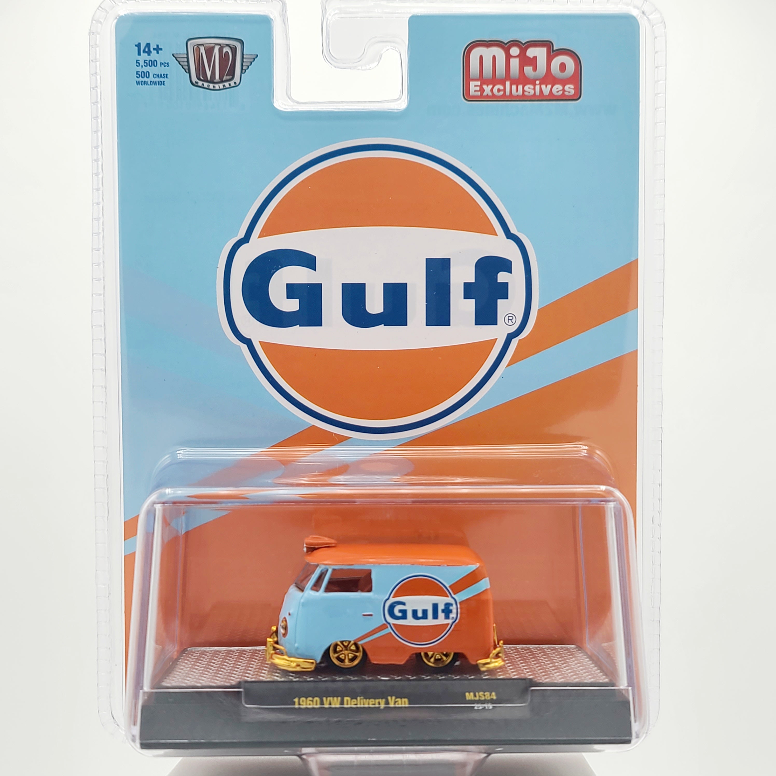 M2 Machines - CHASE - '60 VW Delivery Van - 1:64, Gulf Oil (2025 MiJo Exclusives - Limited Edition)
